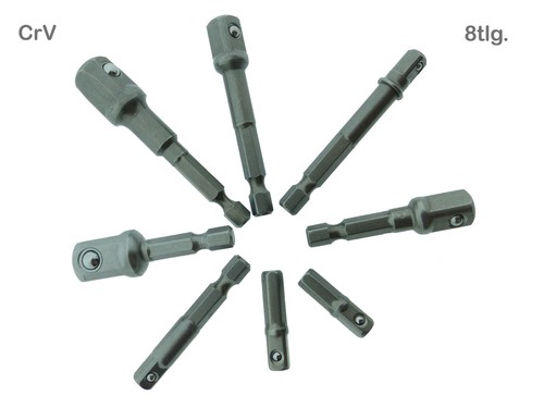 8tlg stecknuss adapter - 8tlg.stecknuss, set