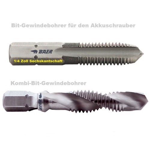 Gewindebohrer bit baer hssg - bit,